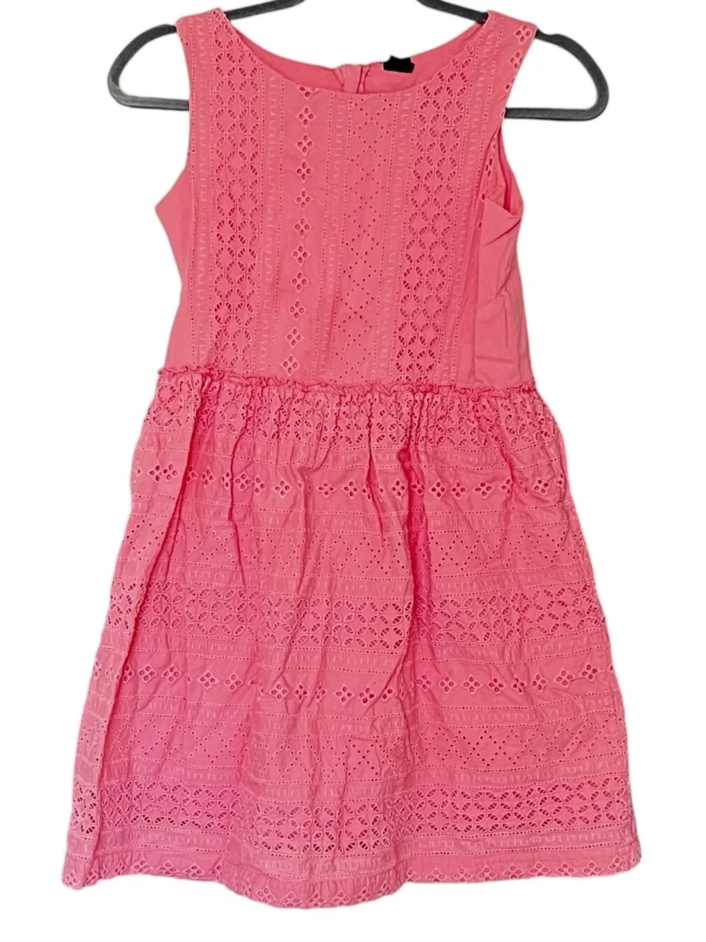 Girls' Gap Kids Pink Eyelet Sleeveless Dress size XL 12